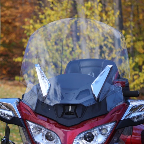 Spyder RT Plus 3 Wide Clear Windshield for your RT with vent hole.